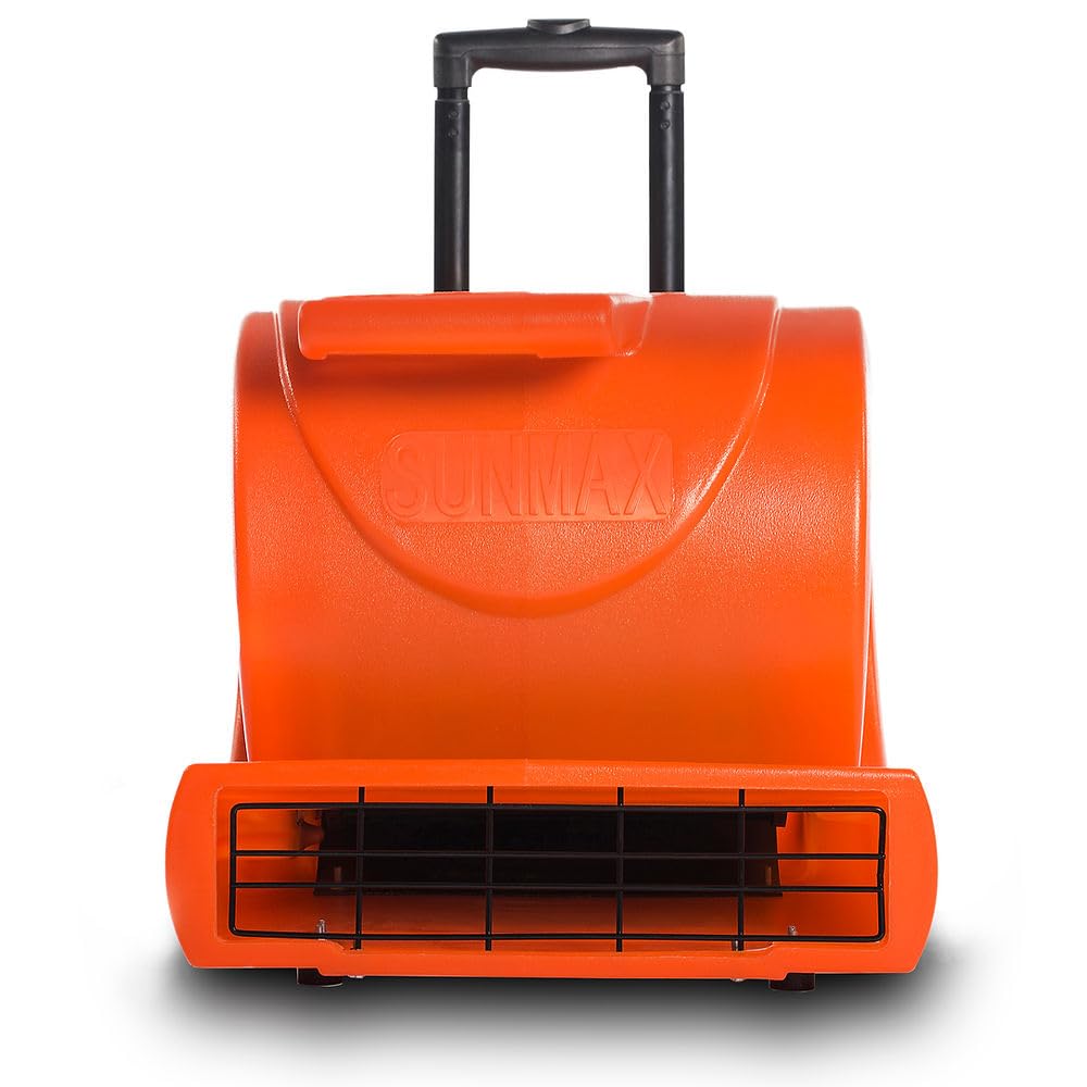 3-Speed 1.3HP 5000 CFM Air Mover Floor Dryer with Telescopic Handle T642758