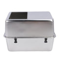 Enclosed Stainless Steel Top Entry Cat Litter Box with Scoop J363408