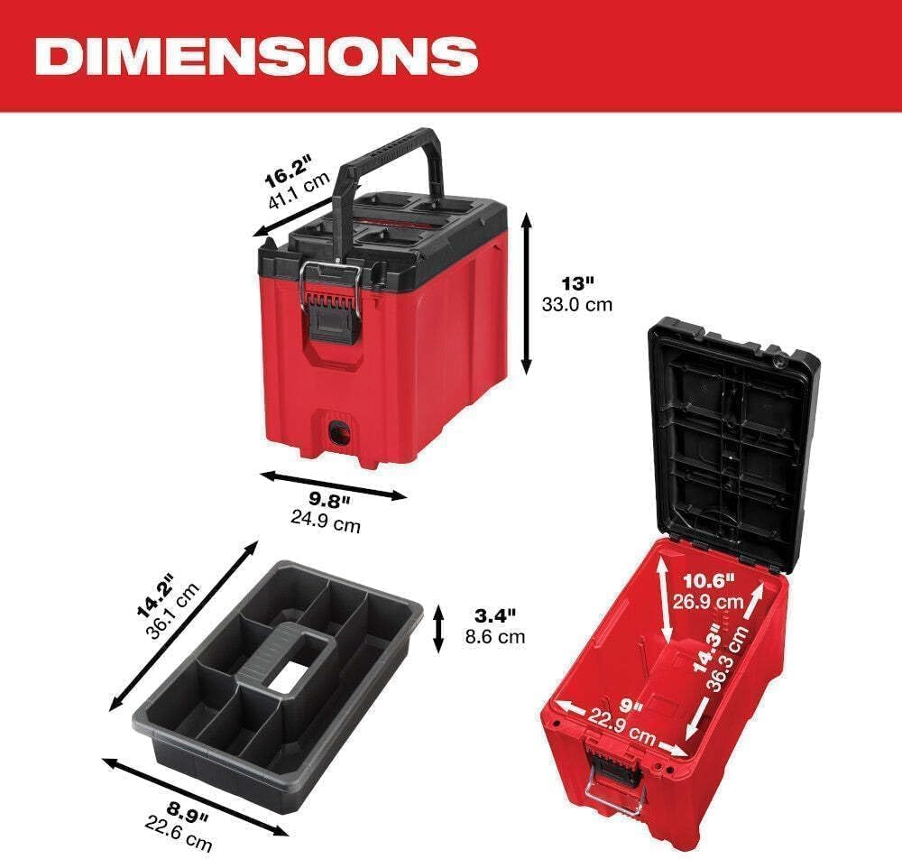 10 in. Heavy Duty Impact Resistant Compact Tool Box V996596