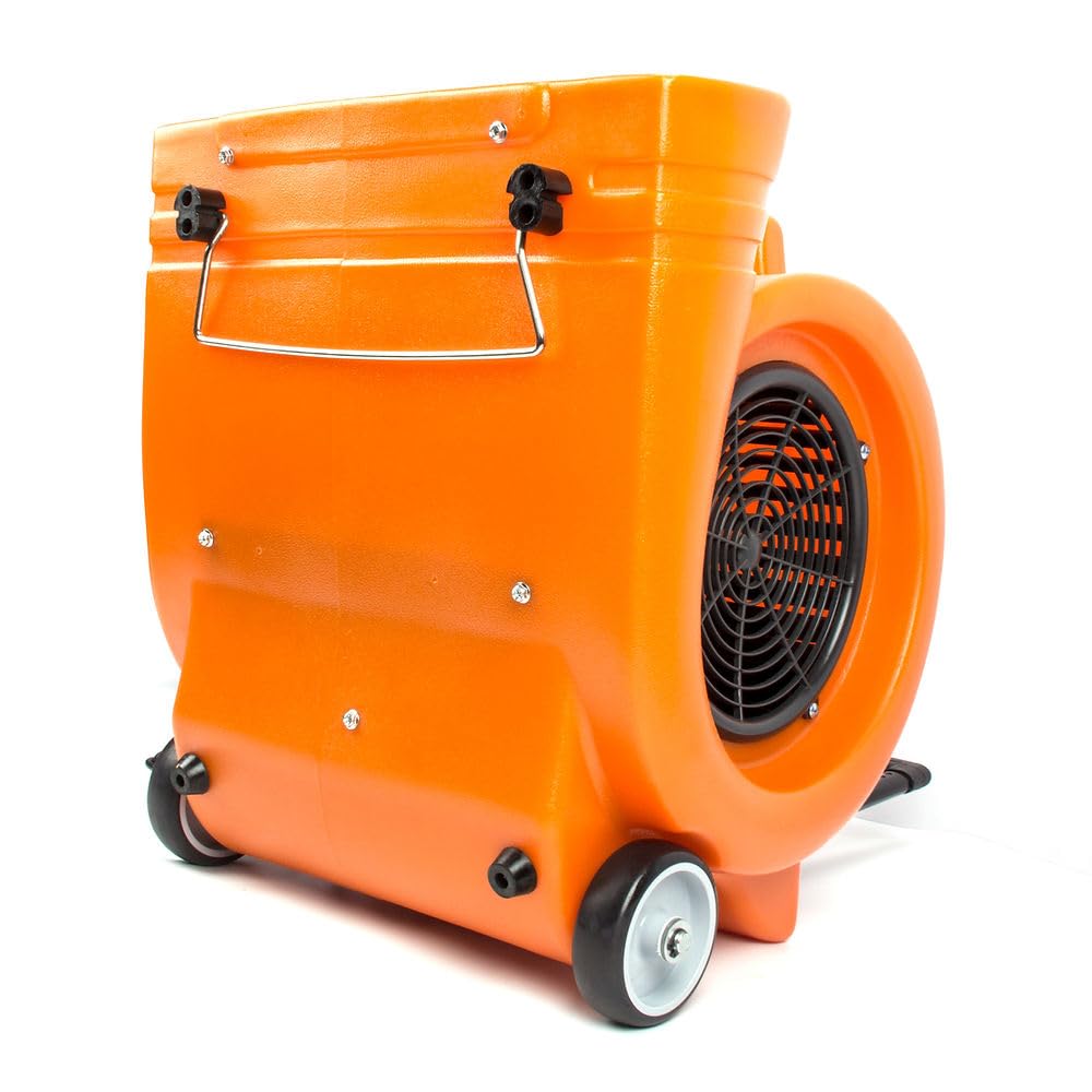3-Speed 1.3HP 5000 CFM Air Mover Floor Dryer with Telescopic Handle T642758