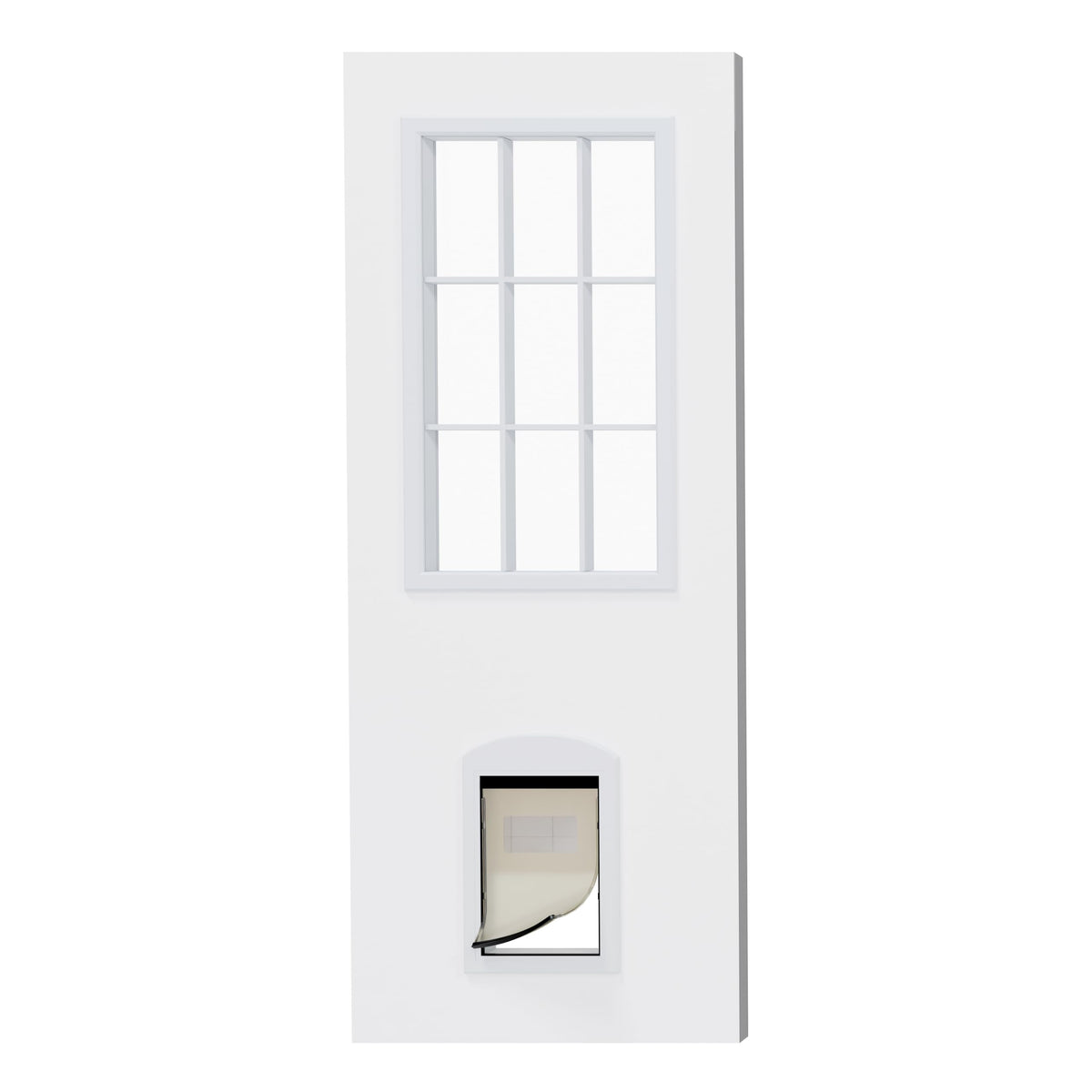 36"x 80" 9-Lite Clear Glass Exterior Door P715