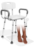 Adjustable Shower Chair with Mat X5046