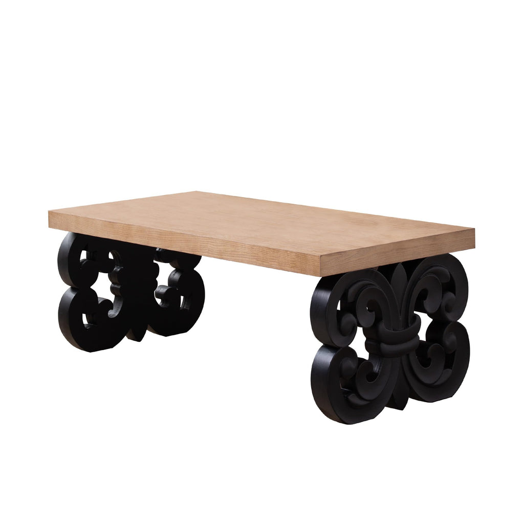 Rectangle Coffee Table with Wood Top F492