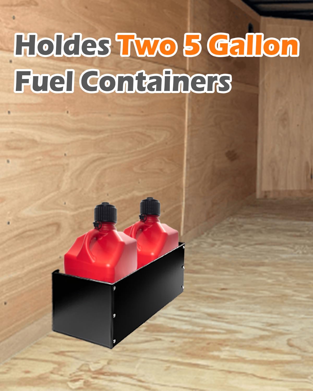 Gas Can Holder Rack for Two 5 Gallon Fuel Containers L50631
