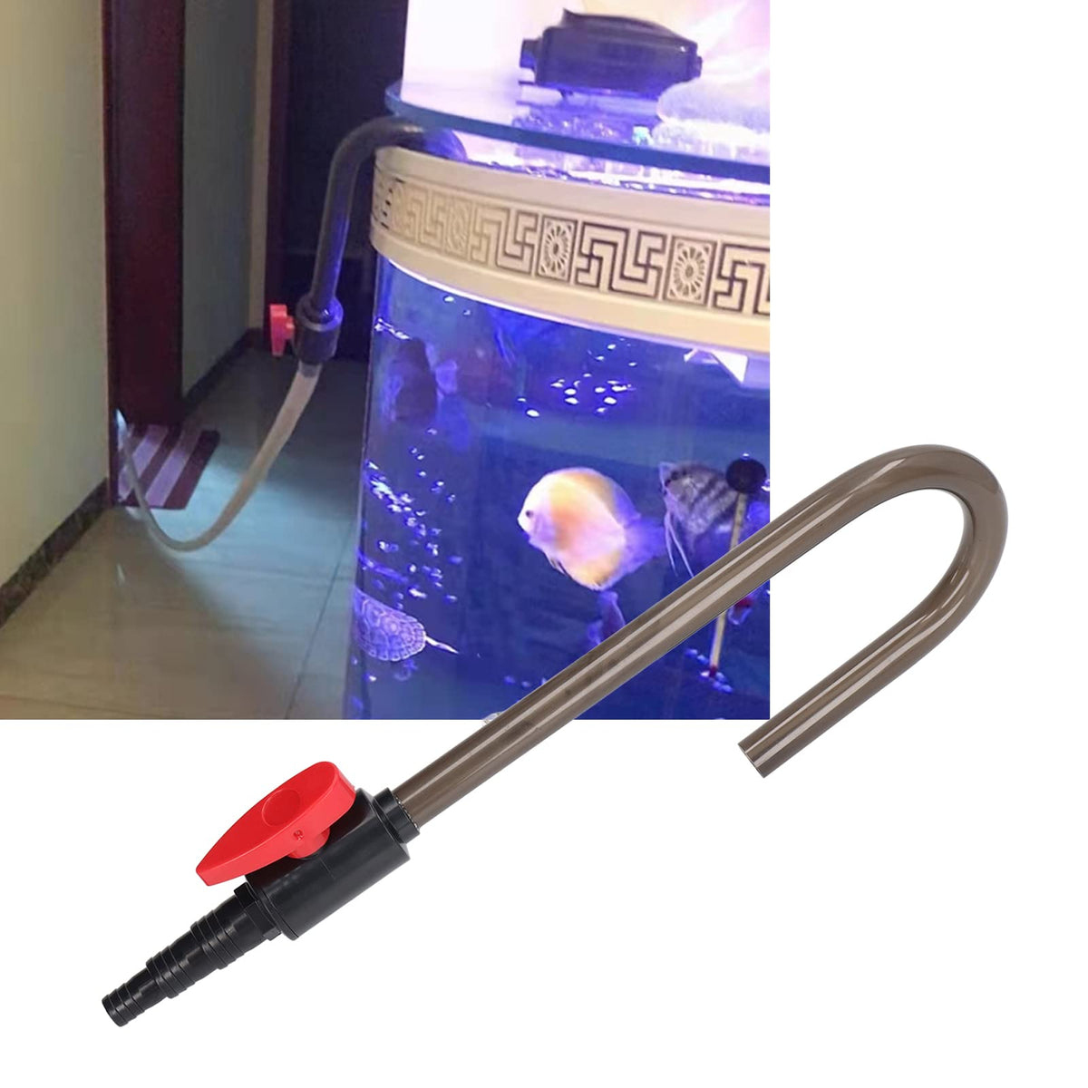 Aquarium Water Filler Tube with Flows Switch O7245