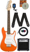 3/4-Size Mini Strat Electric Guitar with Amplifier L379