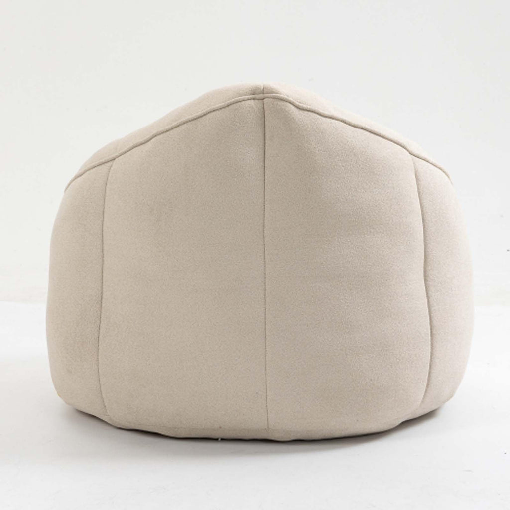 Yellow Memory Foam Bean Bag Chair with Footrest E6321