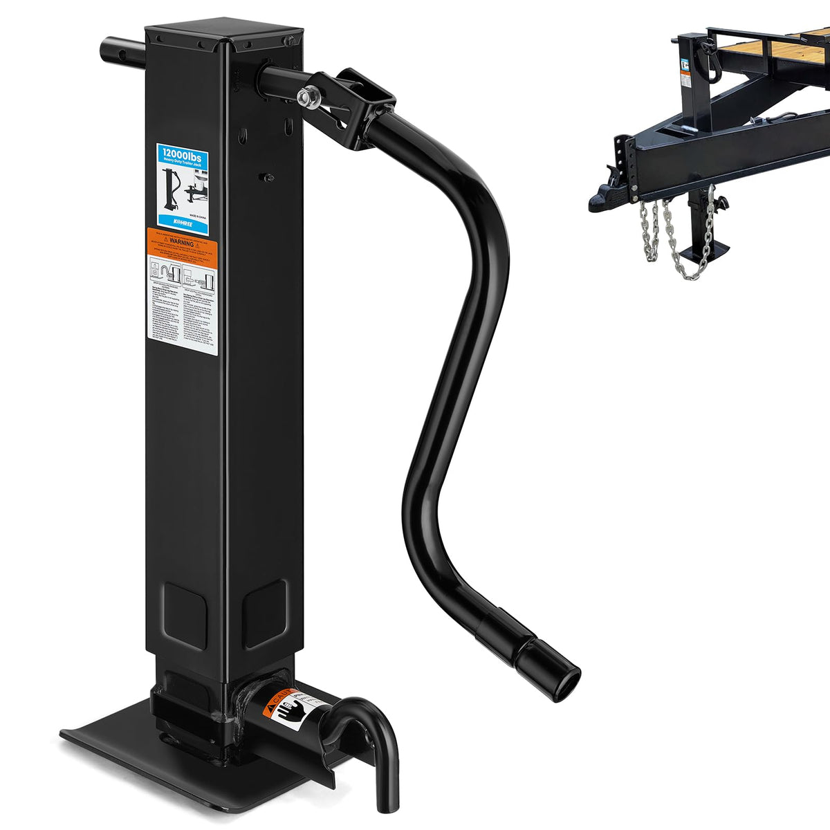 12000 lbs Heavy Duty Trailer Jack U4672