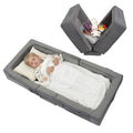 Portable Toddler Travel Bed with Soft Foam Safety Rails M9310