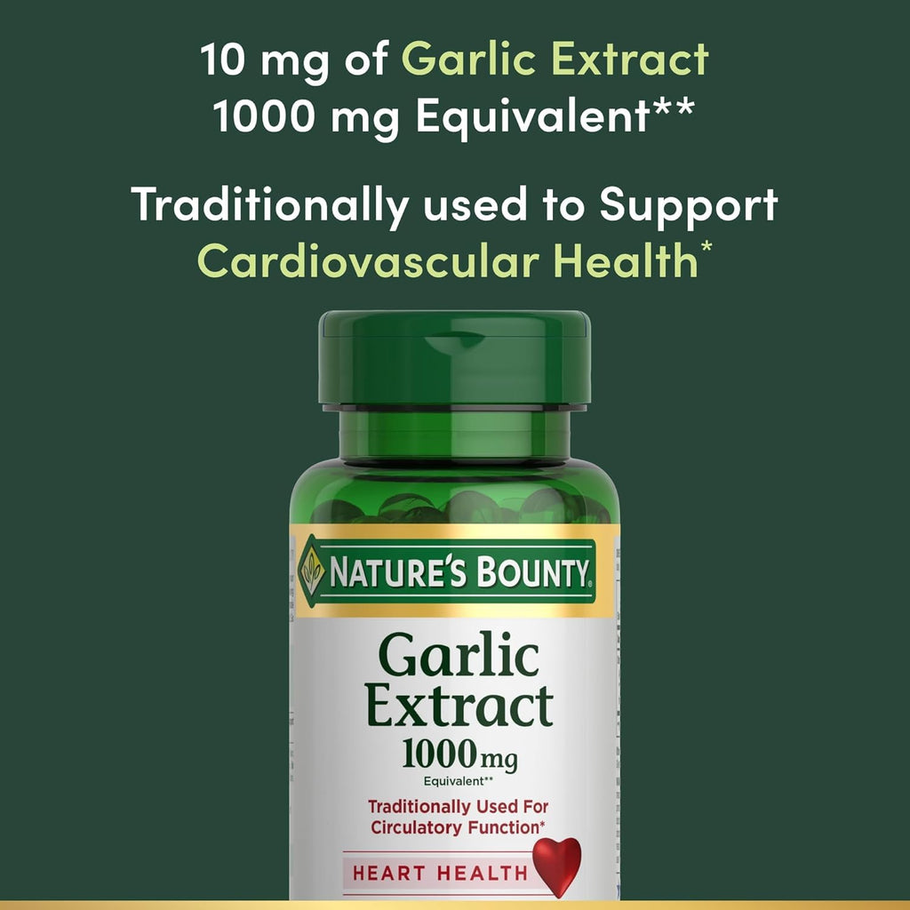 Garlic Extract 1000 mg Softgels Pack of 2 W652028