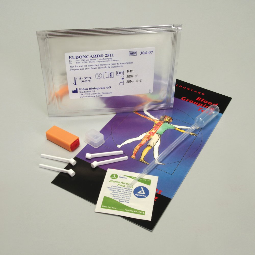 Blood Typing Kit ABO/RH J199702