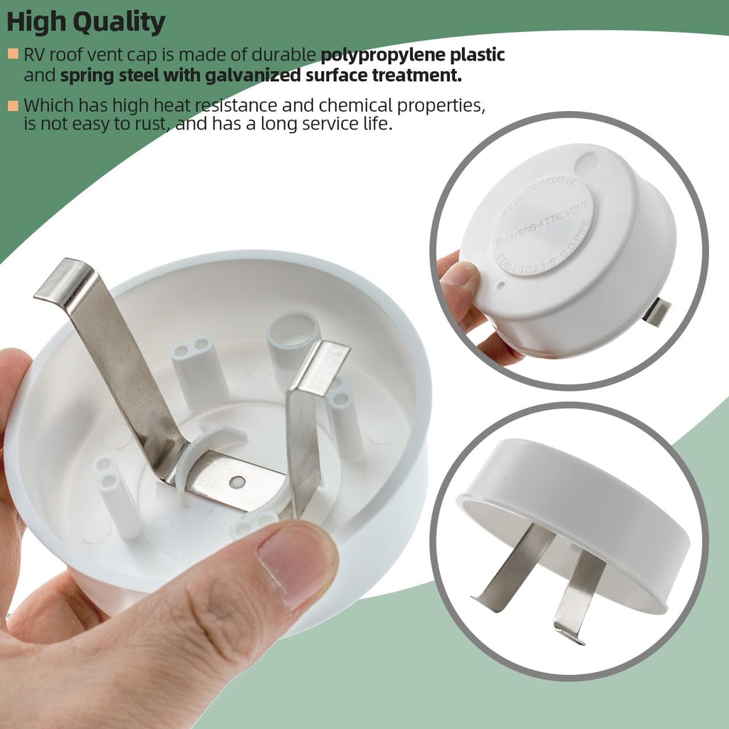 2 Pcs RV Roof Vent Cap Z310878