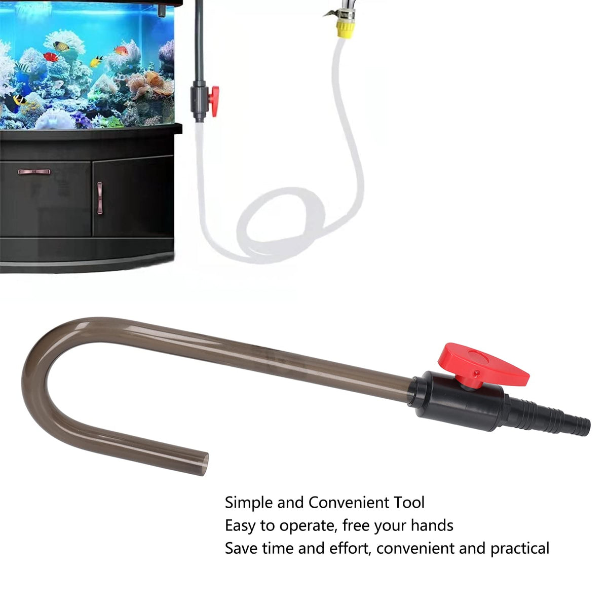 Aquarium Water Filler Tube with Flows Switch O7245
