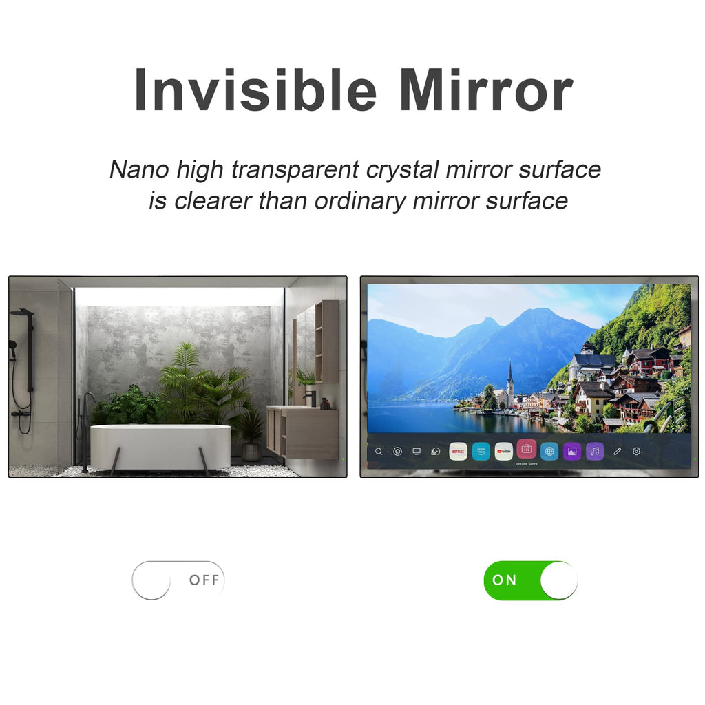 55 Inch 4K UHD Waterproof Smart Mirror TV K636964