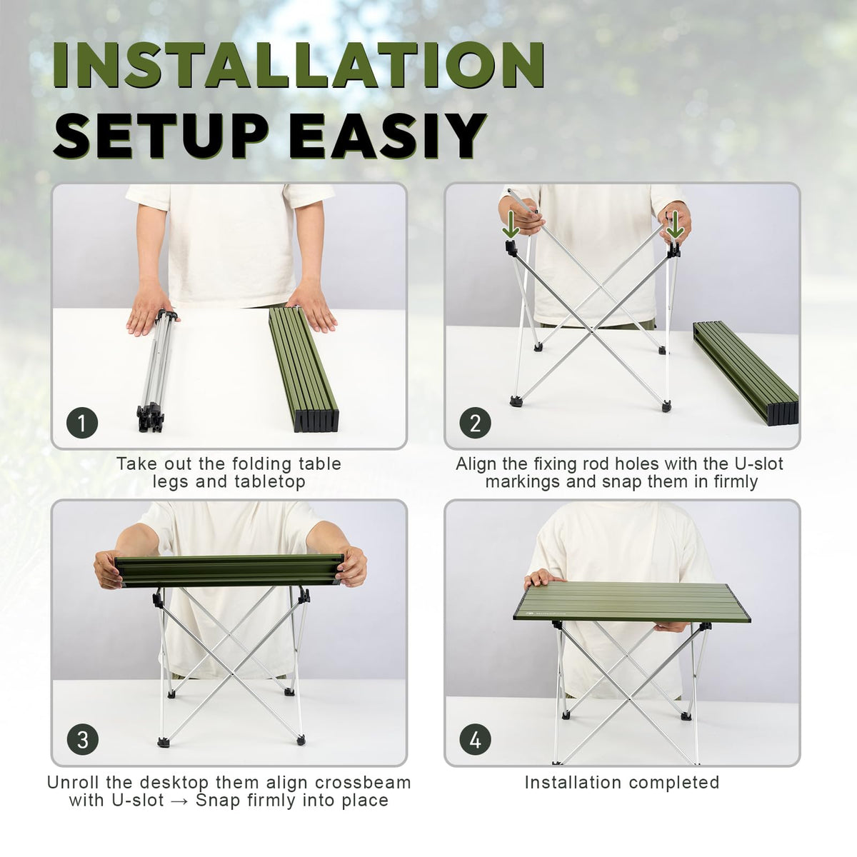 Ultralight Aluminum Folding Camping Side Table K289276