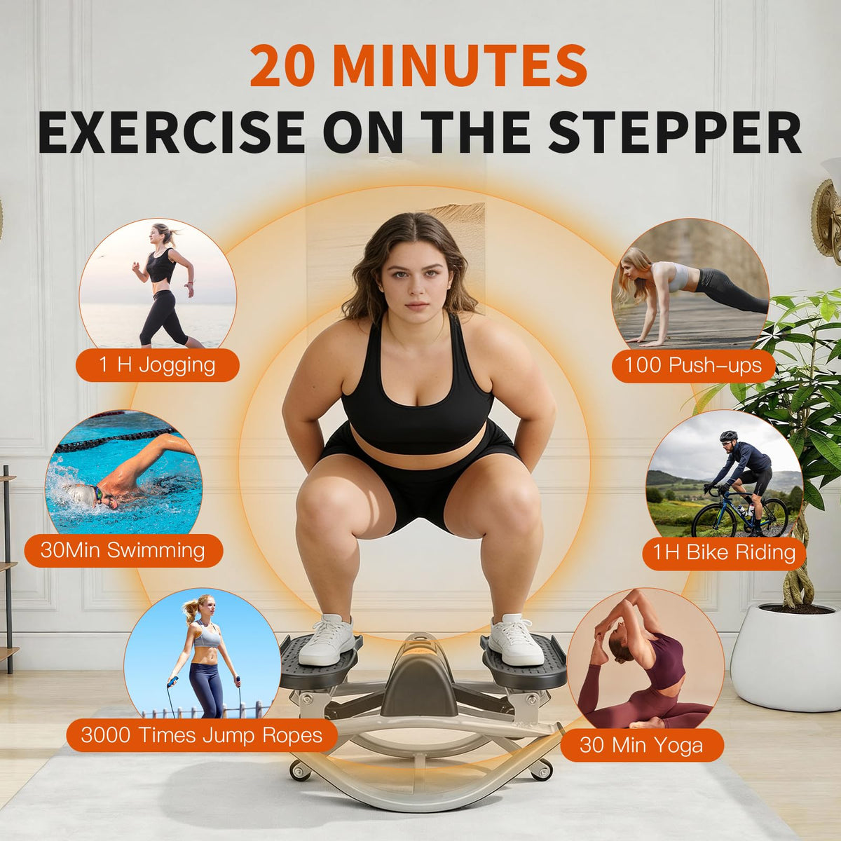 Aerobic Step Platform Rocking Fitness Machine G899