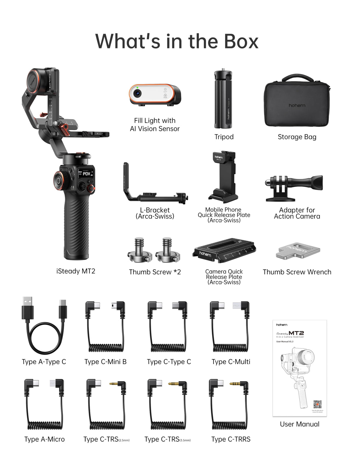 3-Axis Camera Gimbal Stabilizer T4862