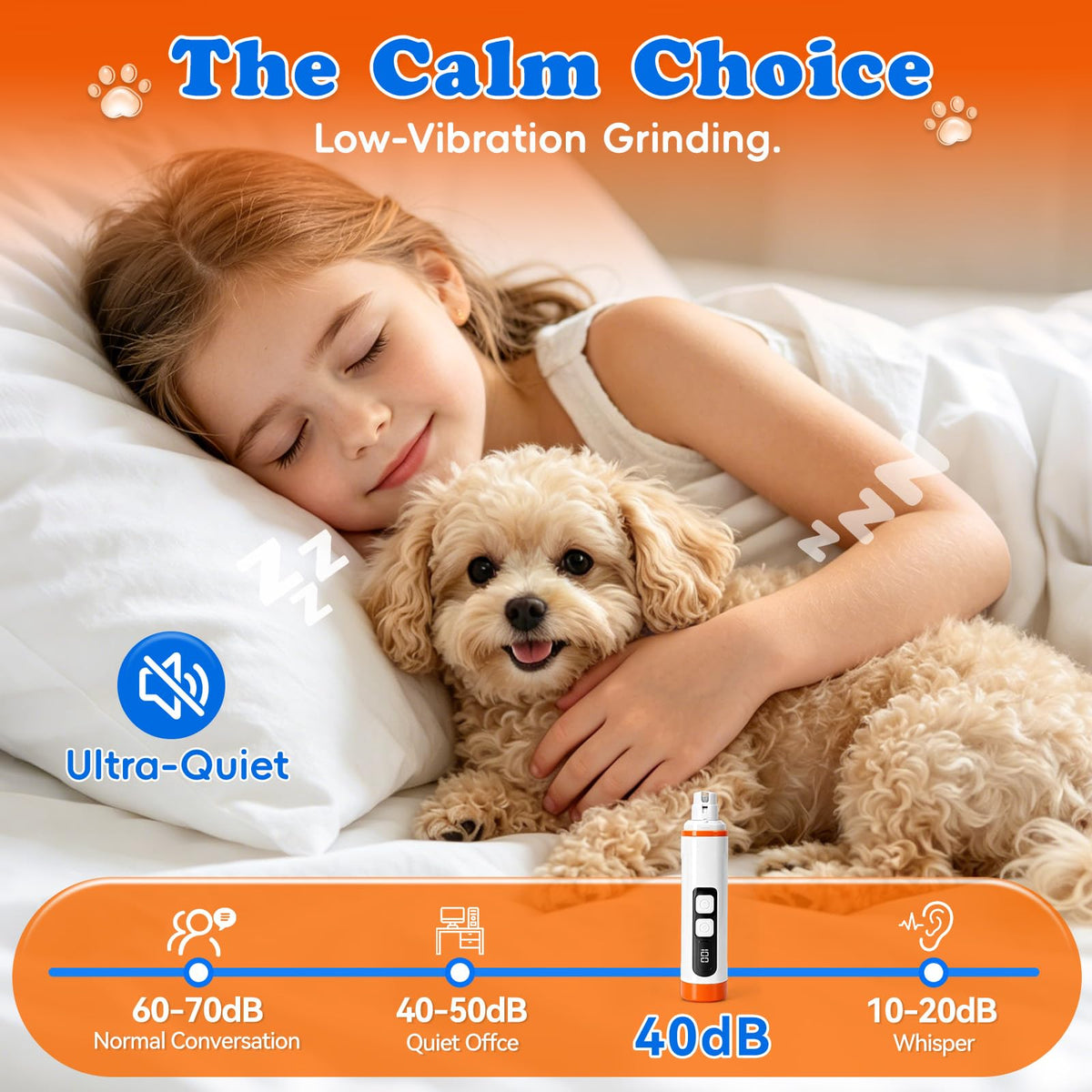 Dog Nail Grinder with LED Light V5007