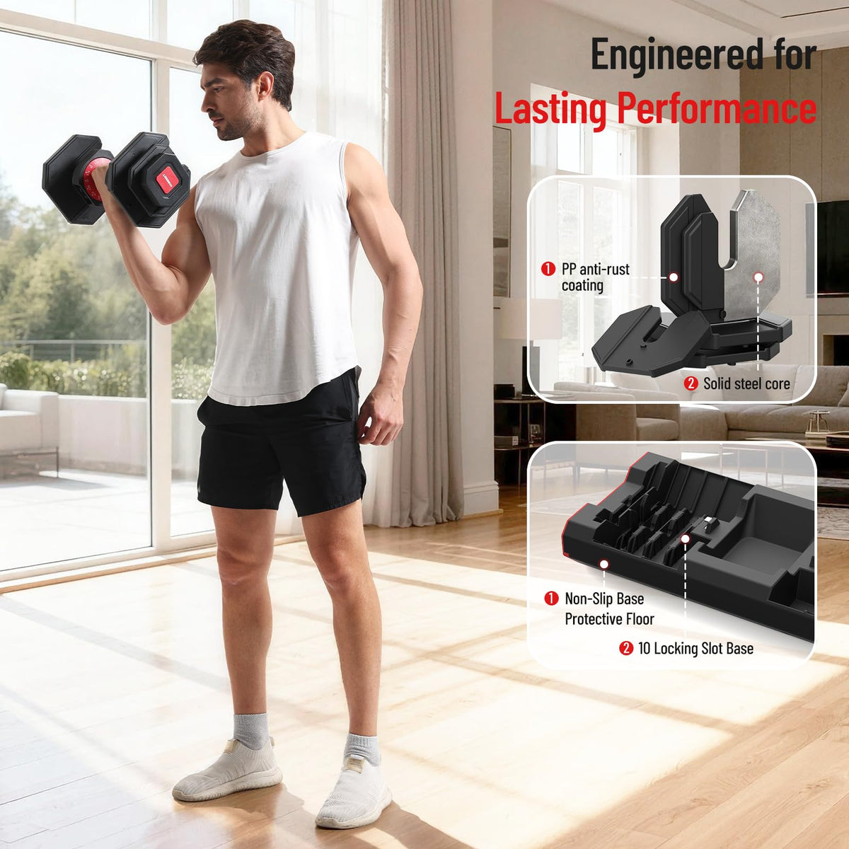 15 in 1 Adjustable Dumbbell Weight I38167
