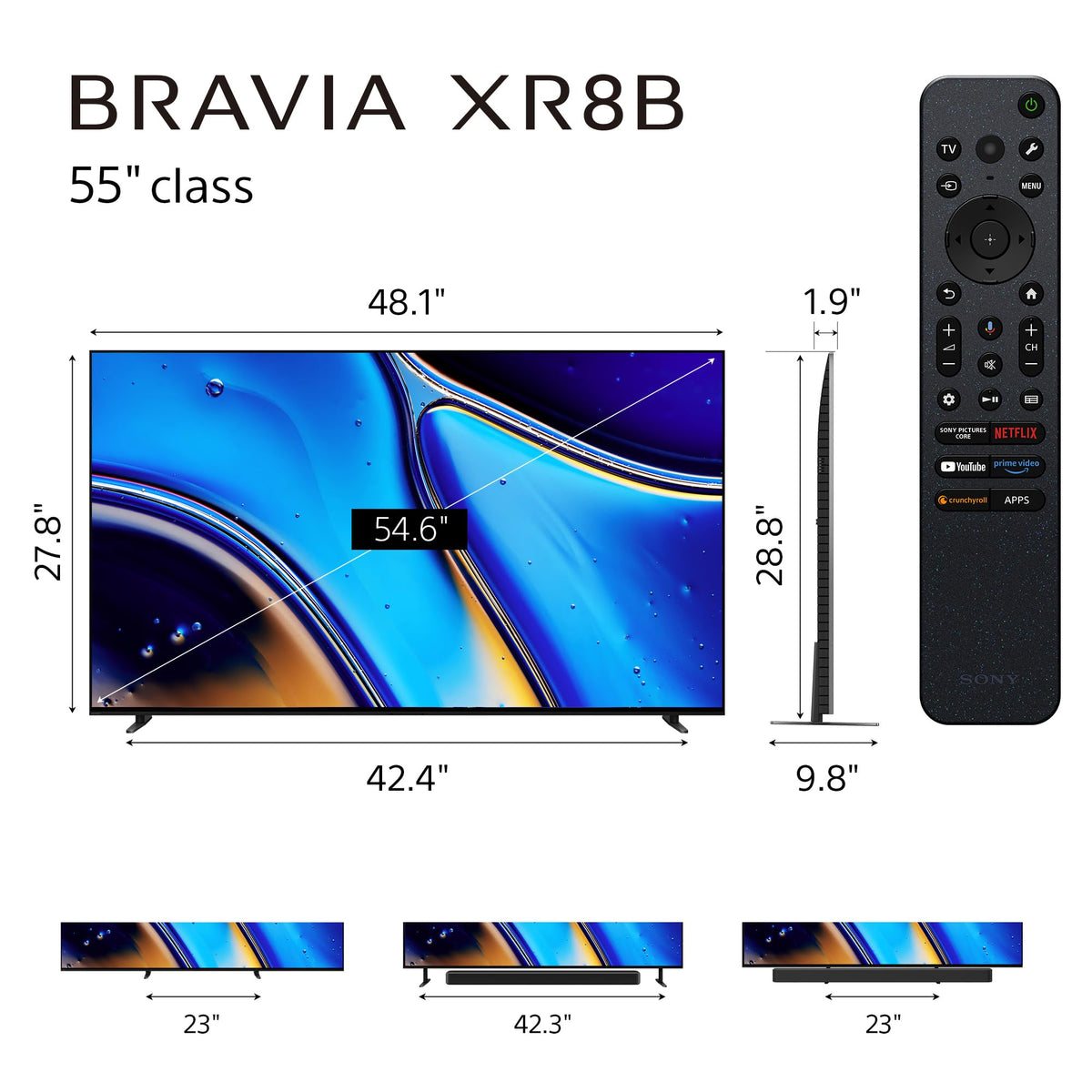 55 Inch OLED 4K HDR Smart Google TV R471662