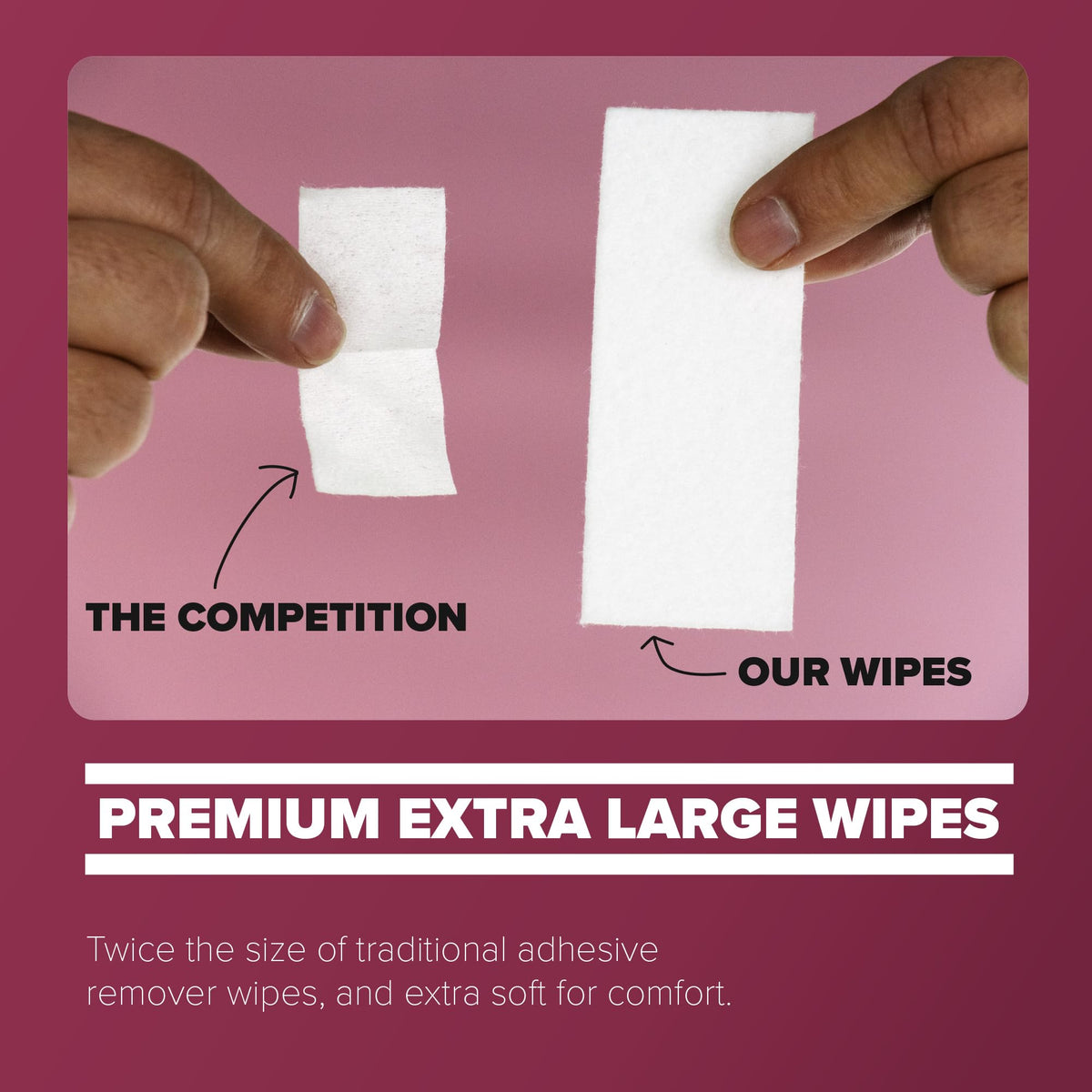 Adhesive Remover Wipes 50 Dry Wipes + 2oz Spray Solution C91319