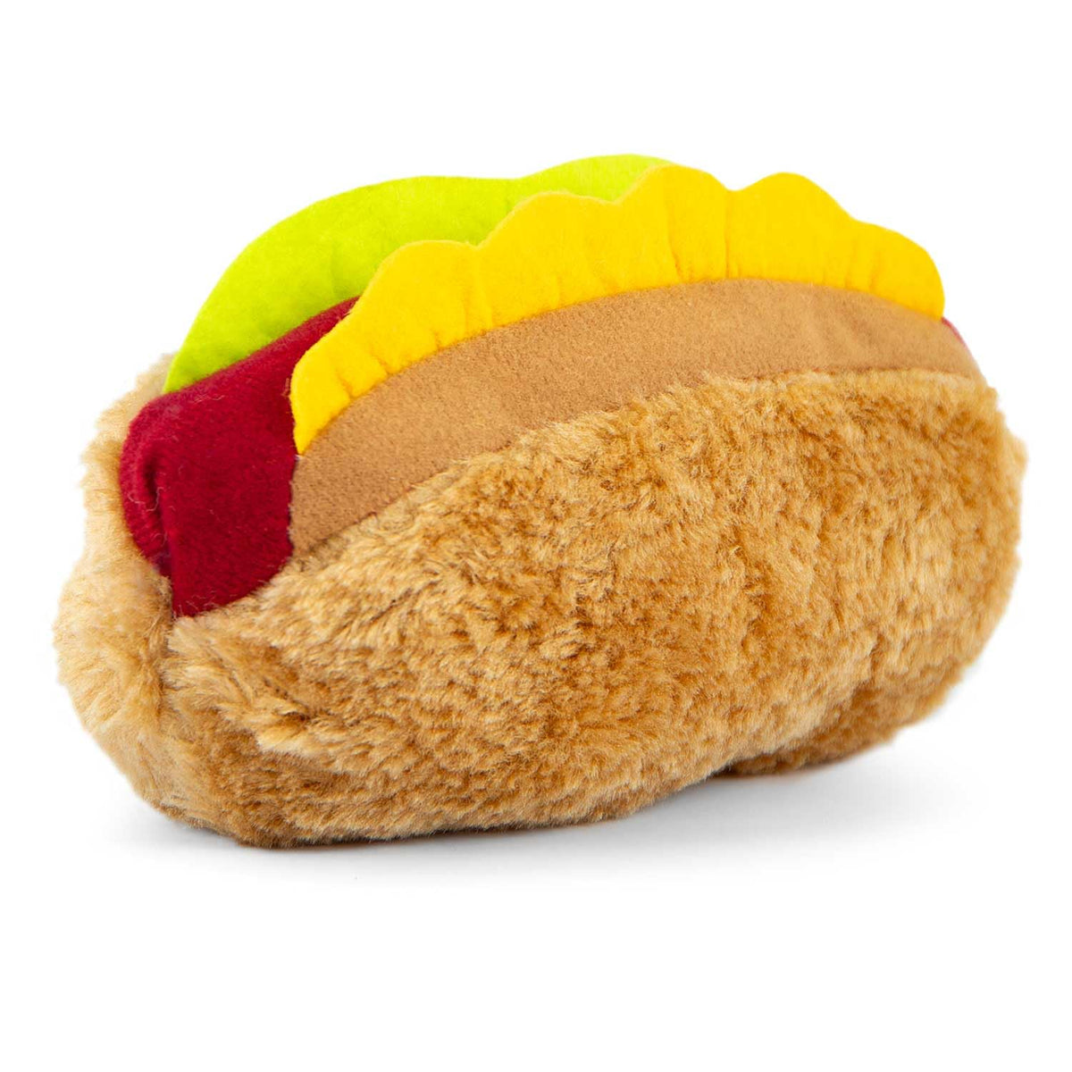 Plush Food Themed Dog Toy with Squeaker, 6 inch W1323