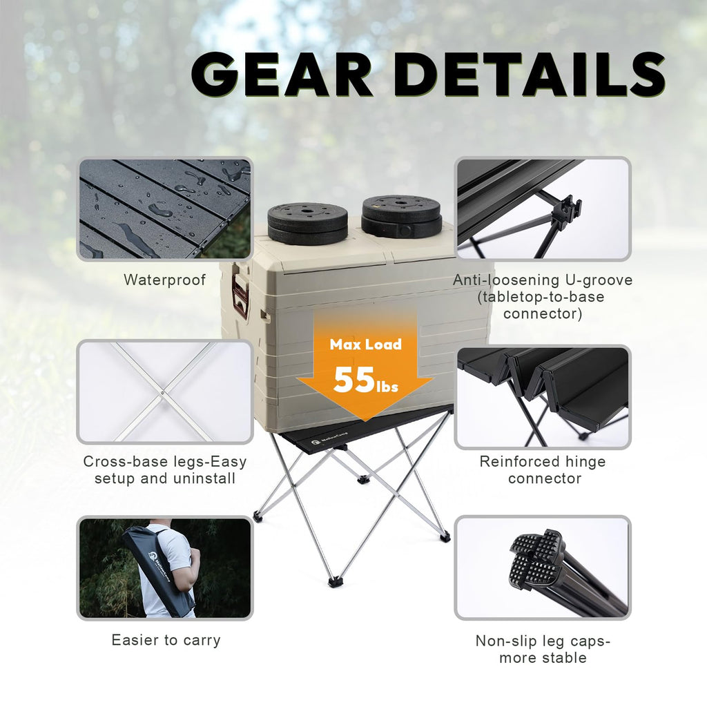 Ultralight Aluminum Folding Camping Side Table K289276