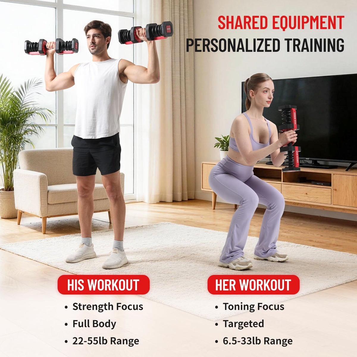 15 in 1 Adjustable Dumbbell Weight I38167