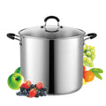 12-Quart Stainless Steel Stock Pot with Lid M875