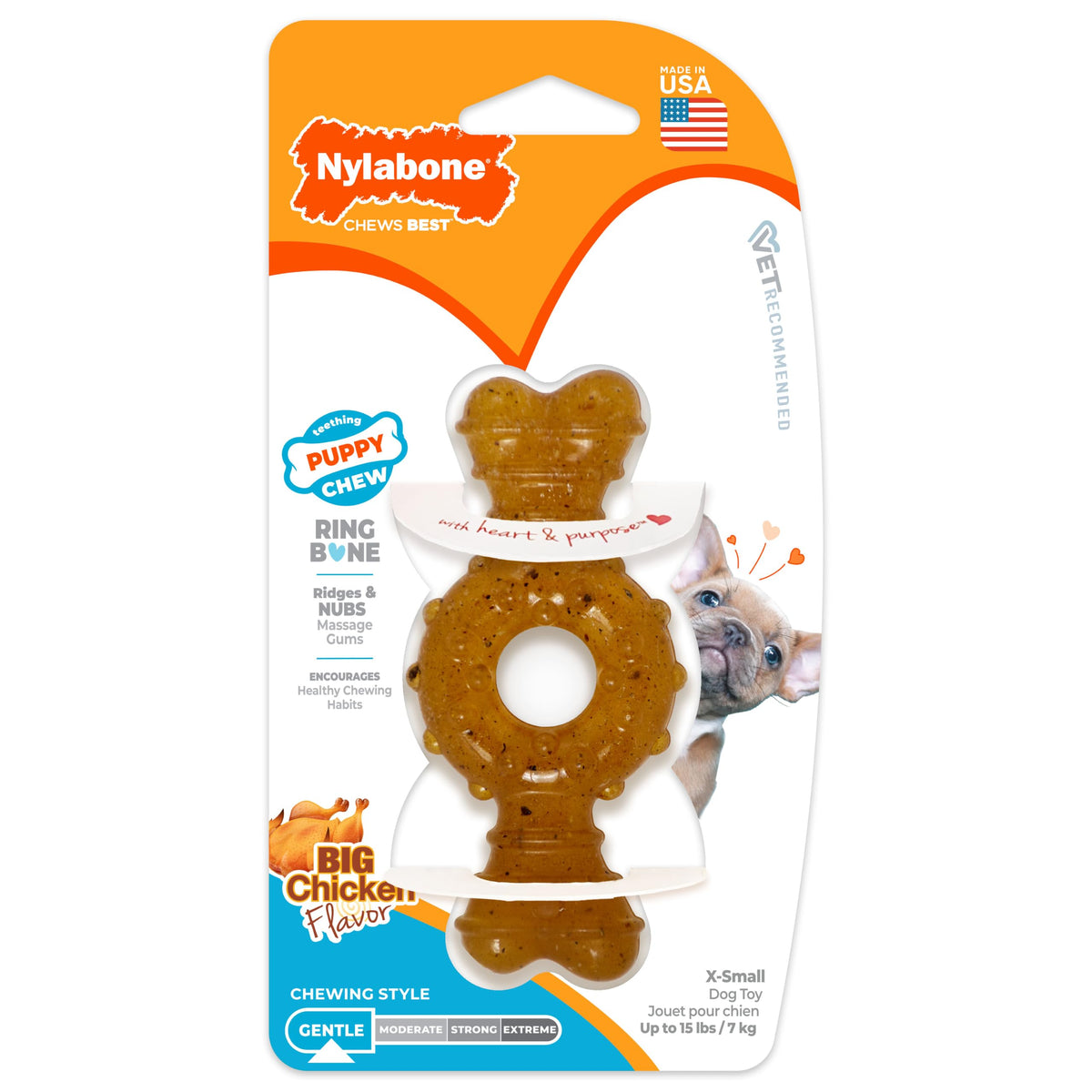 Chicken Flavor X-Small Dog Chew Toy W2275