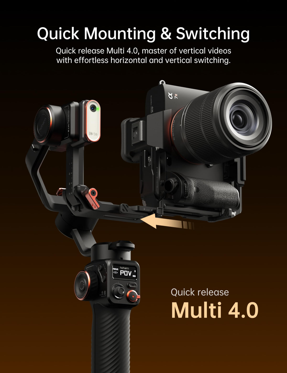 3-Axis Camera Gimbal Stabilizer T4862
