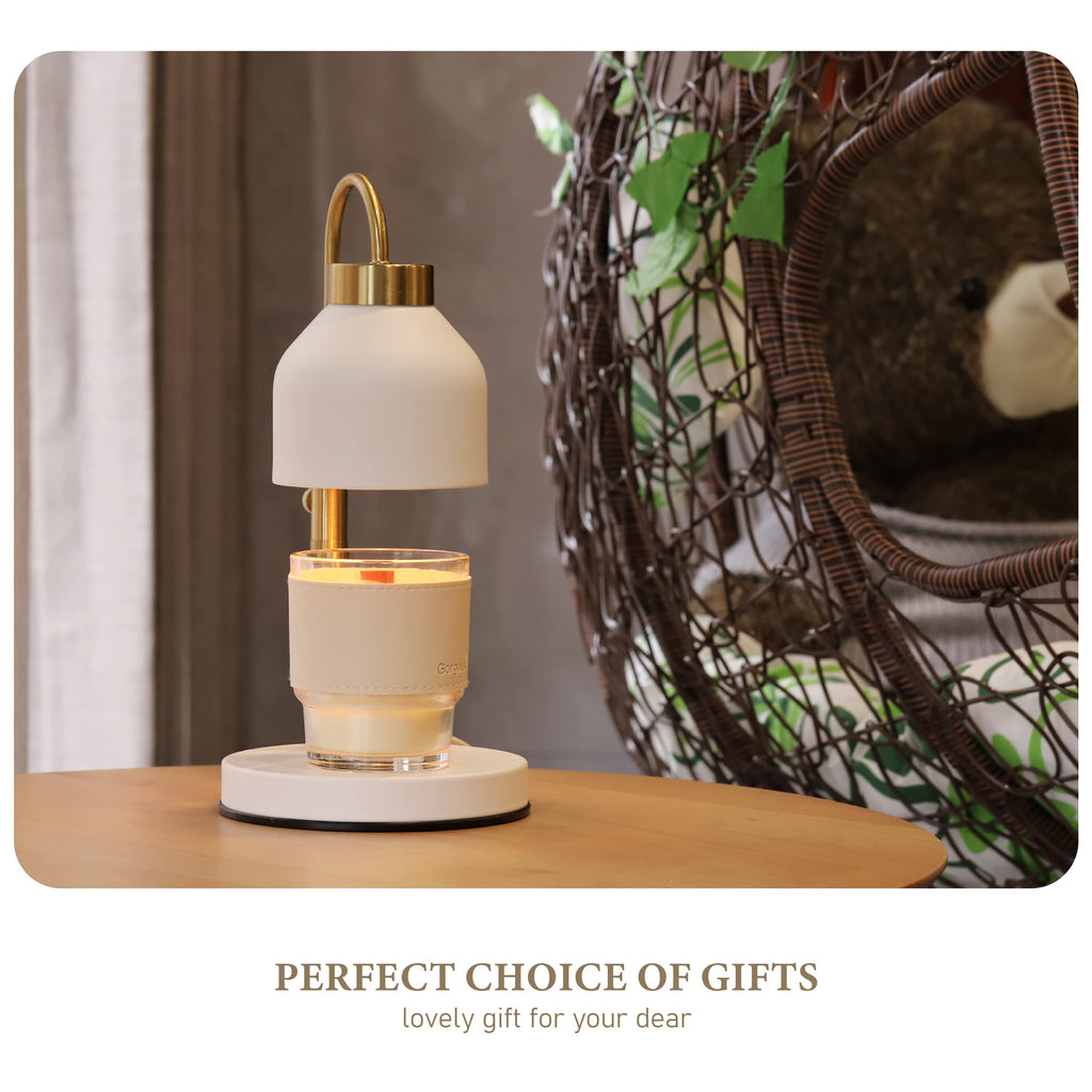 Candle Warmer Lamp with Timer Dimmer Adjustable White C34447