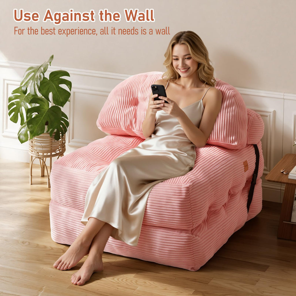 Folding Convertible Sofa Bed with Pillow Y603390