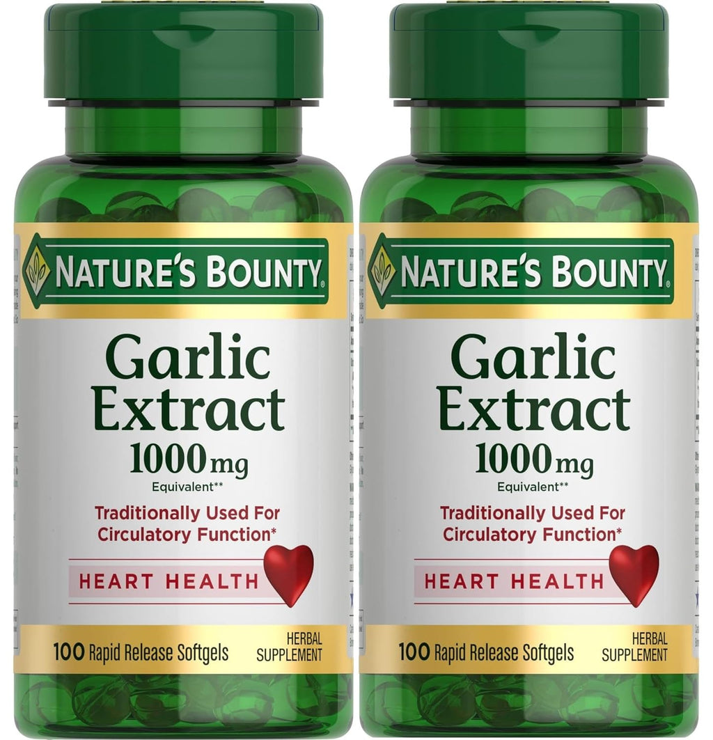Garlic Extract 1000 mg Softgels Pack of 2 W652028