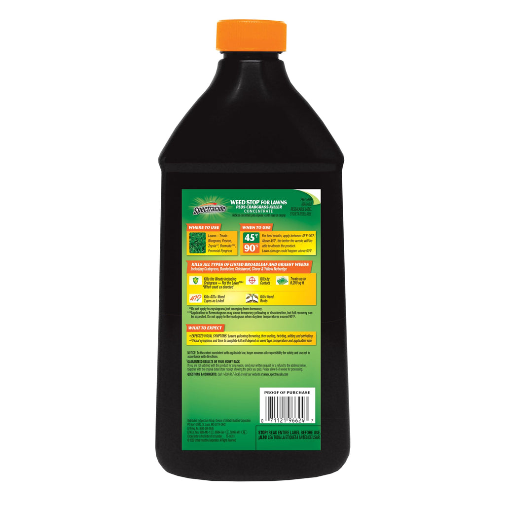 Weed and Crabgrass Killer Concentrate 40 Oz F8891