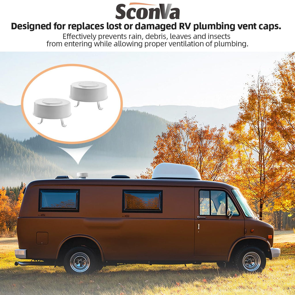 2 Pcs RV Roof Vent Cap Z310878