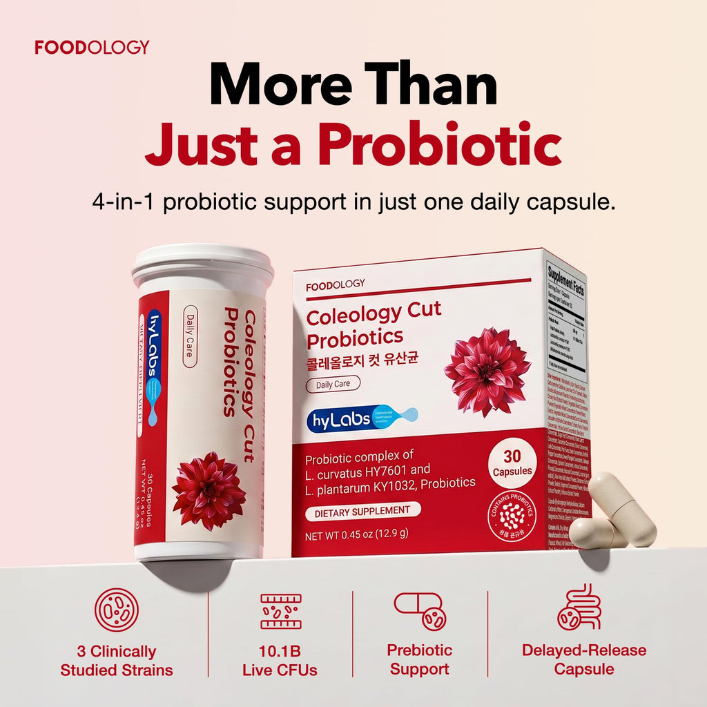 Probiotics for Bloating Relief 30 Capsules W8548