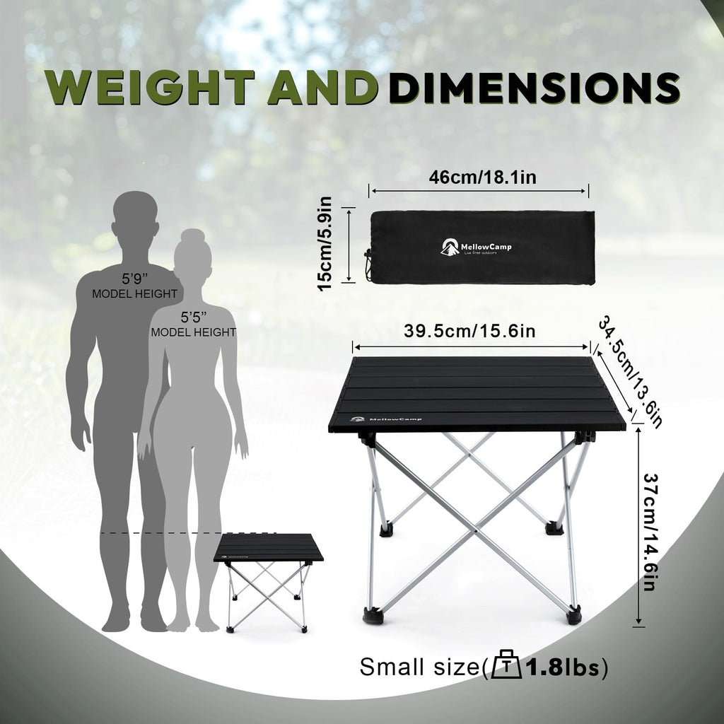 Ultralight Aluminum Folding Camping Side Table K289276