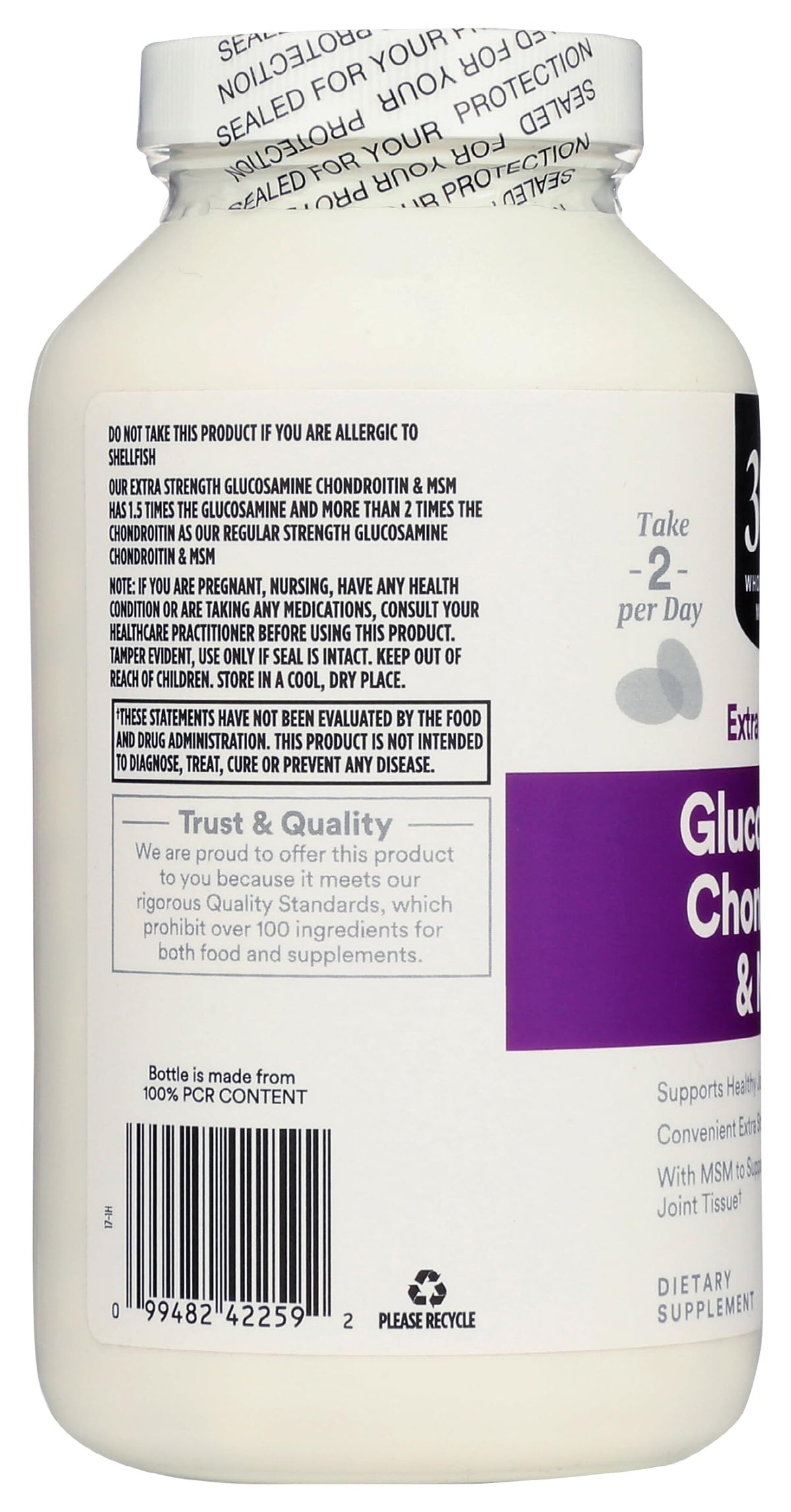 Glucosamine Chondroitin MSM 240 Tablets C66674
