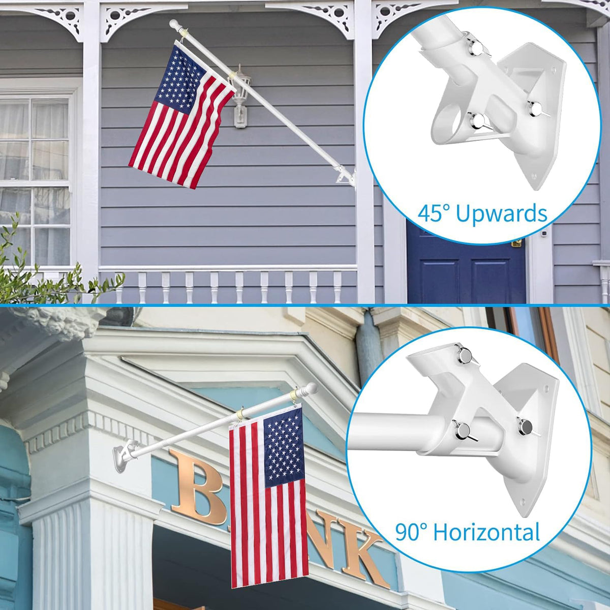 6 FT Stainless Steel Tangle Free Flag Pole Kit S684