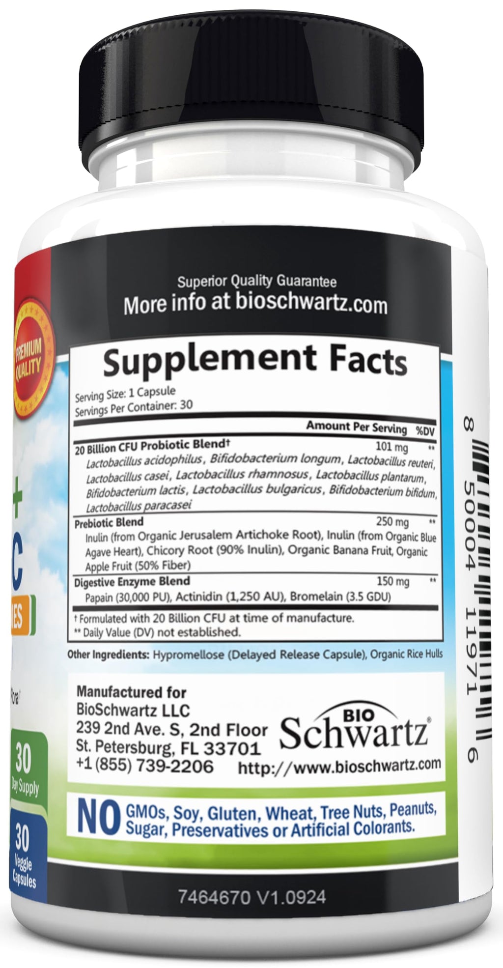 Prebiotics & Probiotics 30 Capsules R220