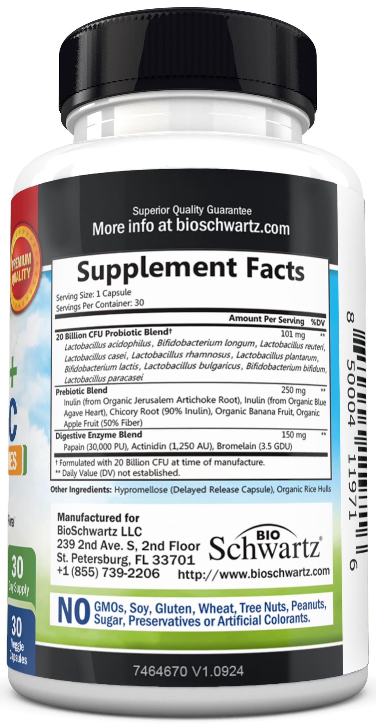 Prebiotics & Probiotics 30 Capsules R220