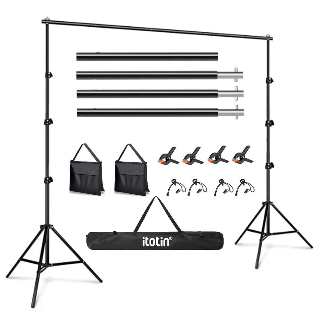 Adjustable Photo Backdrop Stand 9ft x 10ft with Carry Bag X490513