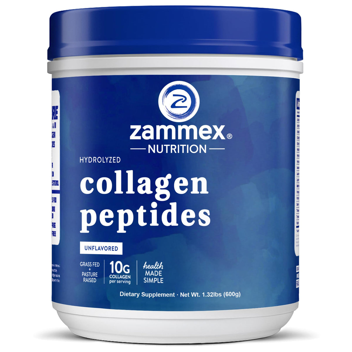 Unflavored Grass-Fed Collagen Peptides Powder 1.32 LBS K8456