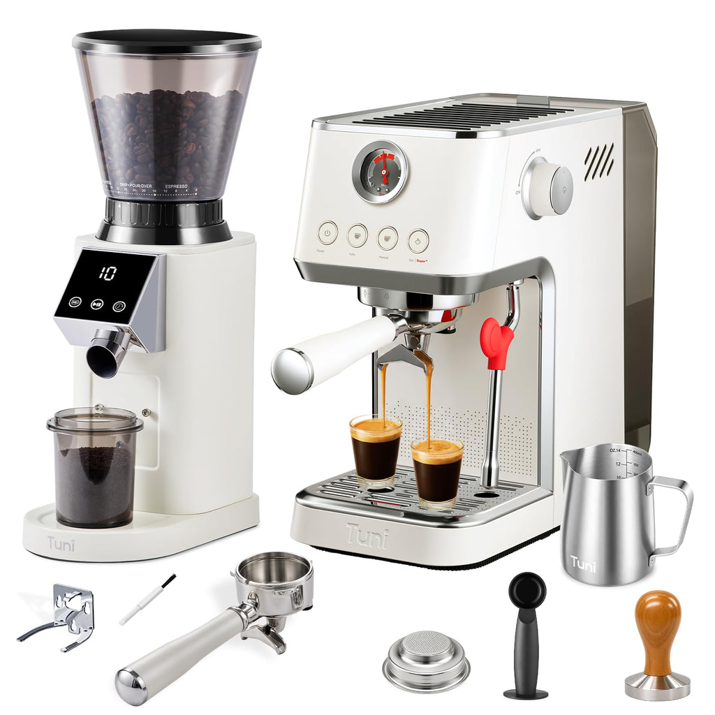 Conical Burr Coffee Grinder with Espresso Machine I247490