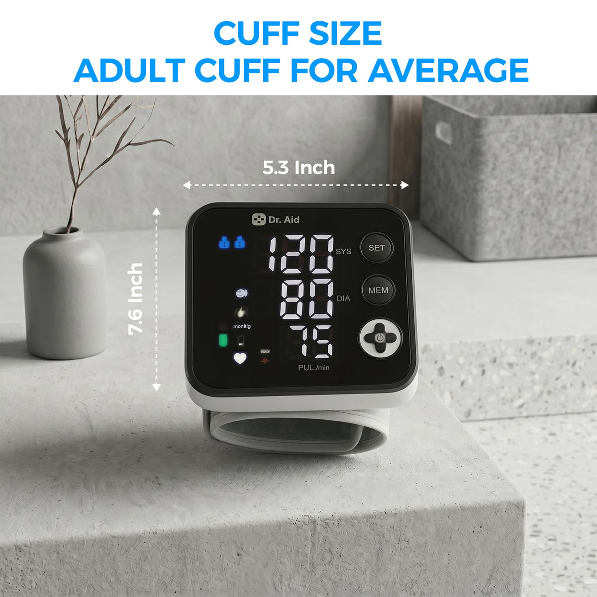 Wrist Blood Pressure Monitor E786609