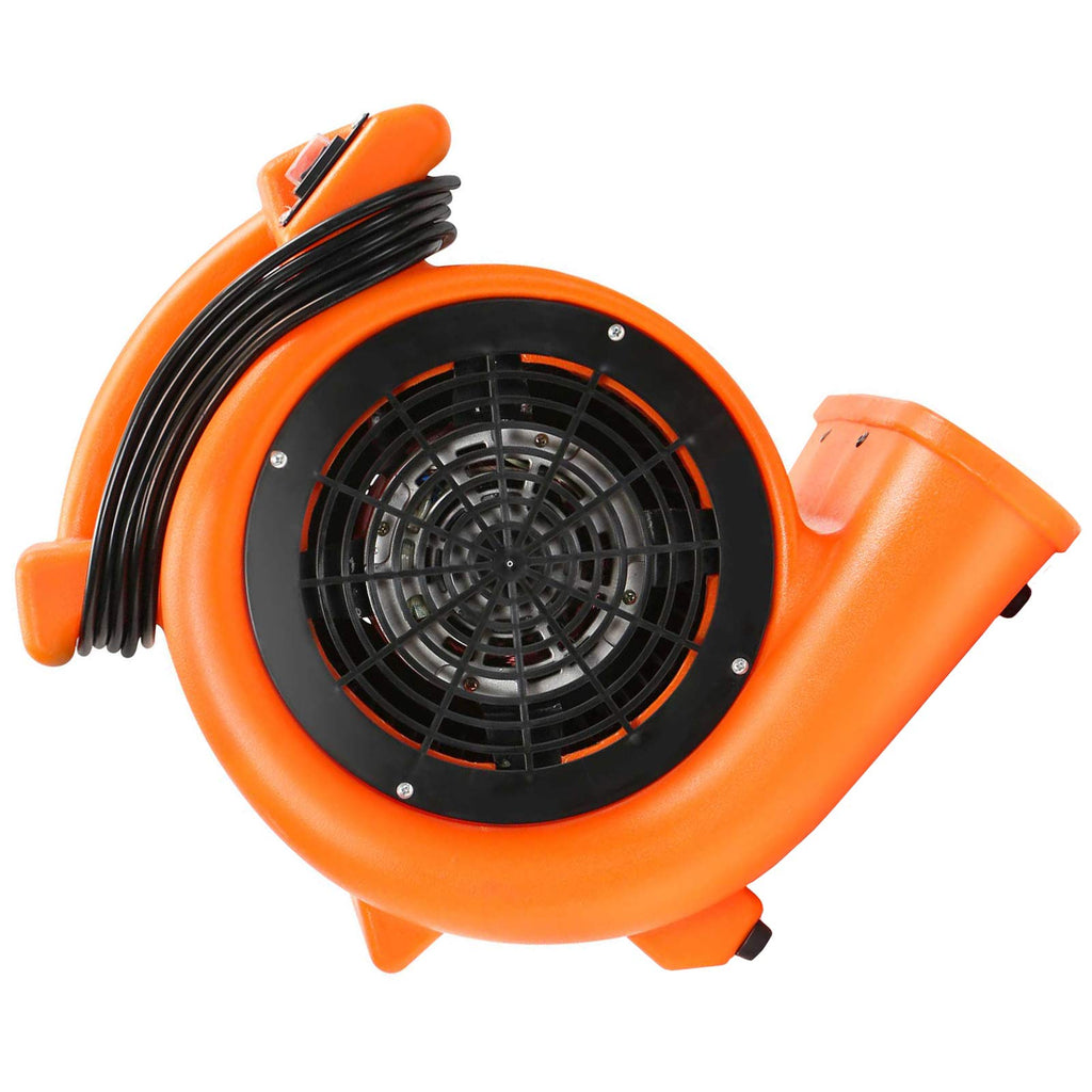 2 Speed 1/2 HP Orange Air Mover Floor Fan O9264