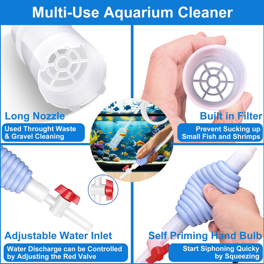 Fish Tank Cleaning Kit Set of 4 Pieces U693