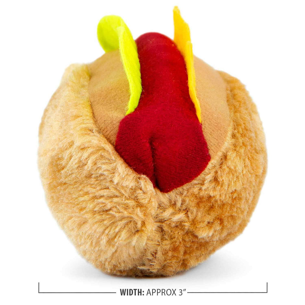 Plush Food Themed Dog Toy with Squeaker, 6 inch W1323