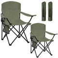 Camping Chair 2 Pack Portable Folding Chair Green U78681